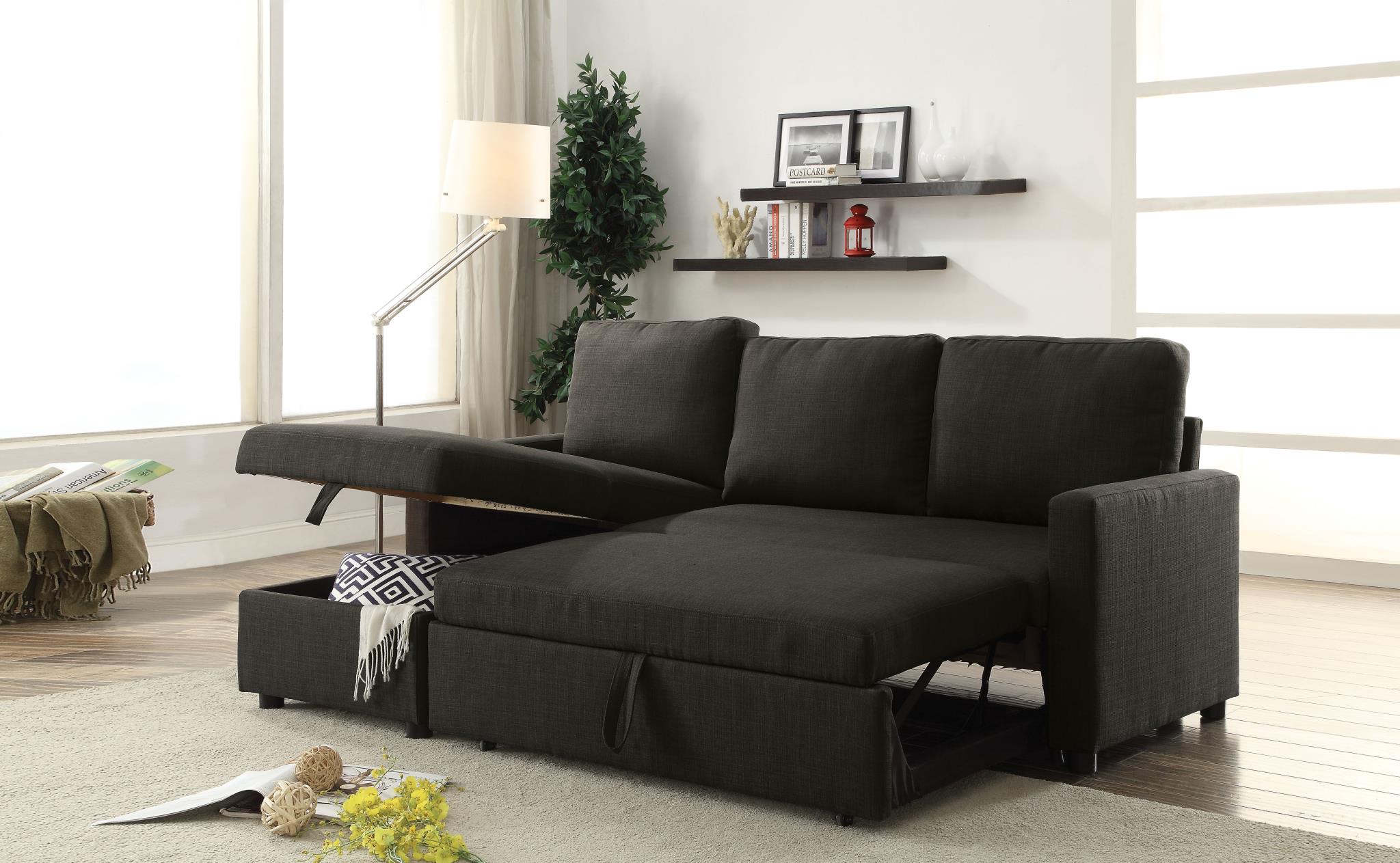 Hilton Reversible Sectional Sleeper Sofa